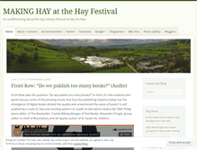 Tablet Screenshot of making-hay-festival.com